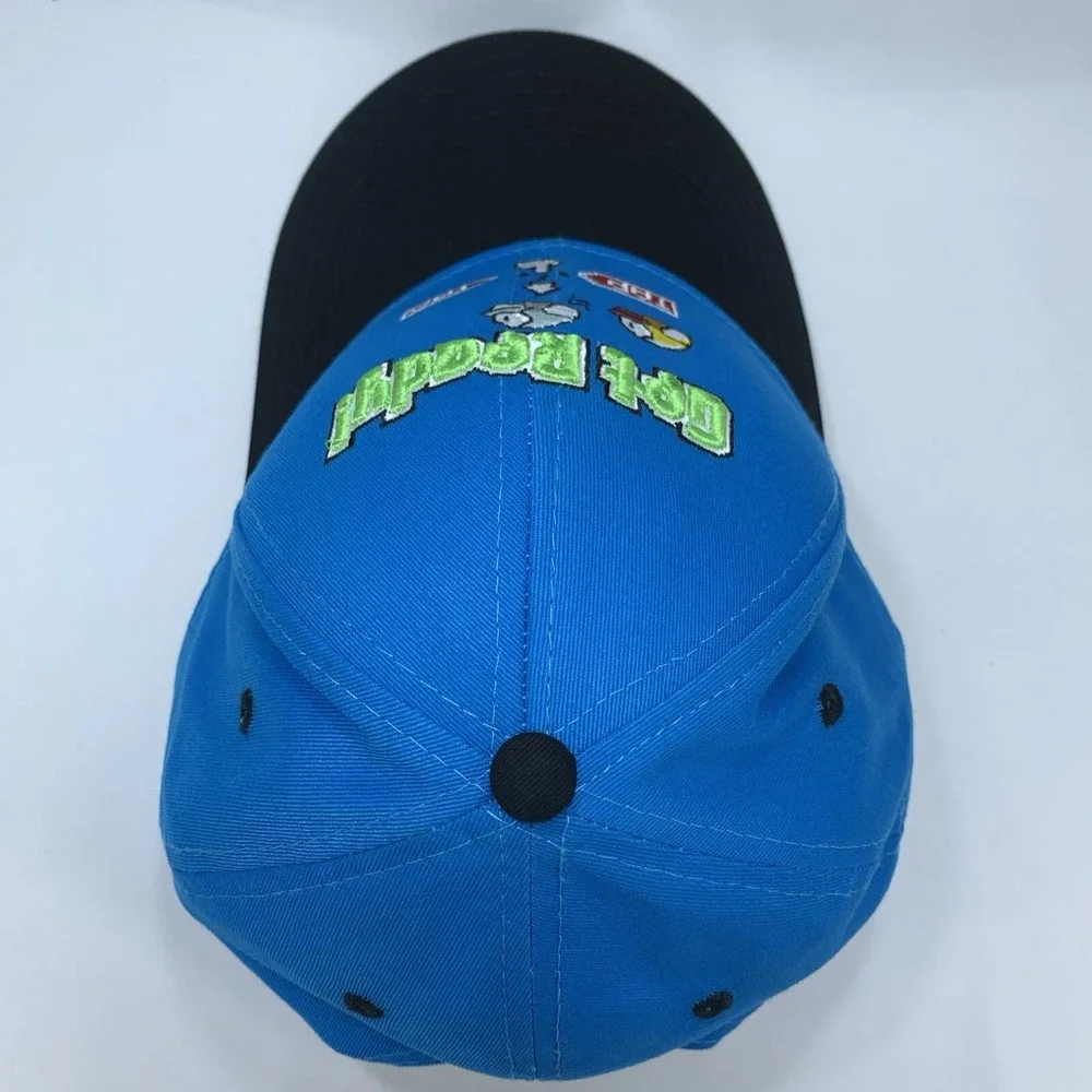 Get Ready Tap Tap Hat Flappy Bird Youth Kids Blue Black Adjustable Snapback Cap